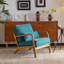 Fauteuil en chenille Mid-Century-134099079
