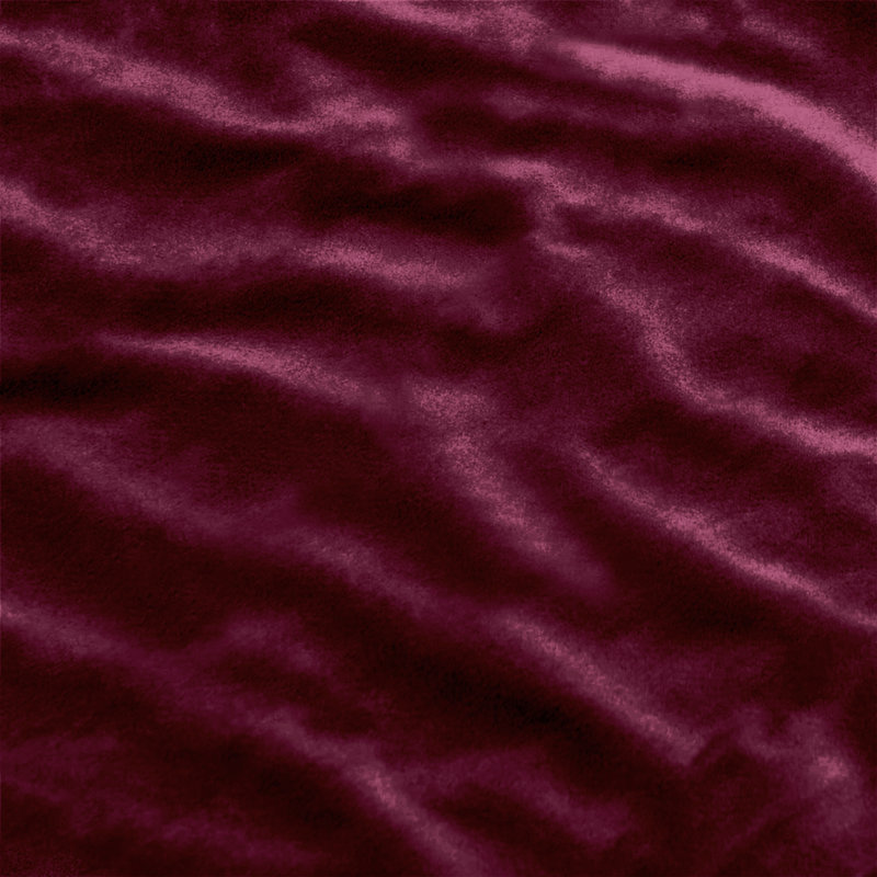 Rizokarpaso Luxury Square Scatter Crushed Velvet Cushion Cover, Maroon