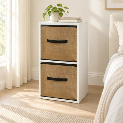 Northville Vertical Bookcase with baskets