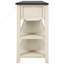 Console de style rétro avec 2 étagères ouvertes, structure en pin massif pour salon-1324601284-1324601287-1324601289