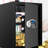 Digital Personal Security Safe Box with Programmable Keypad and Spare Keys, Fireproof Document Safe for Home Uses, Black