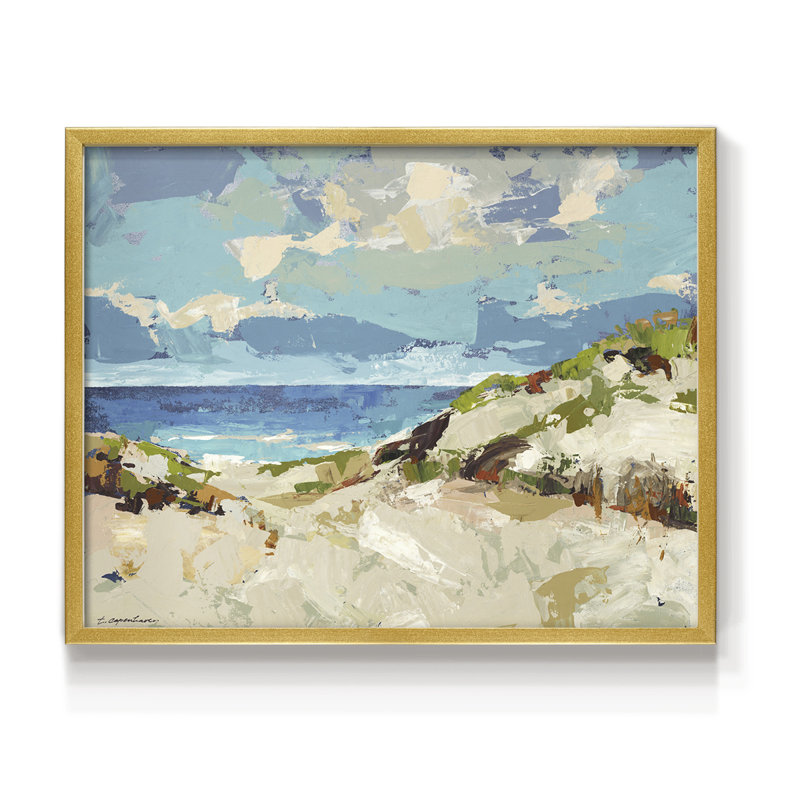 Dunes I -Framed Print - Restickable, 22" H x 28" W