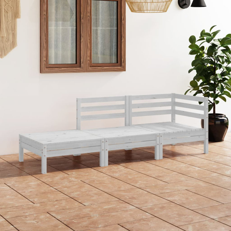 Ensemble modulaire de patio 25 po, Blanc