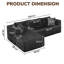 Canapé modulaire en L rembourré-706662159-706662155
