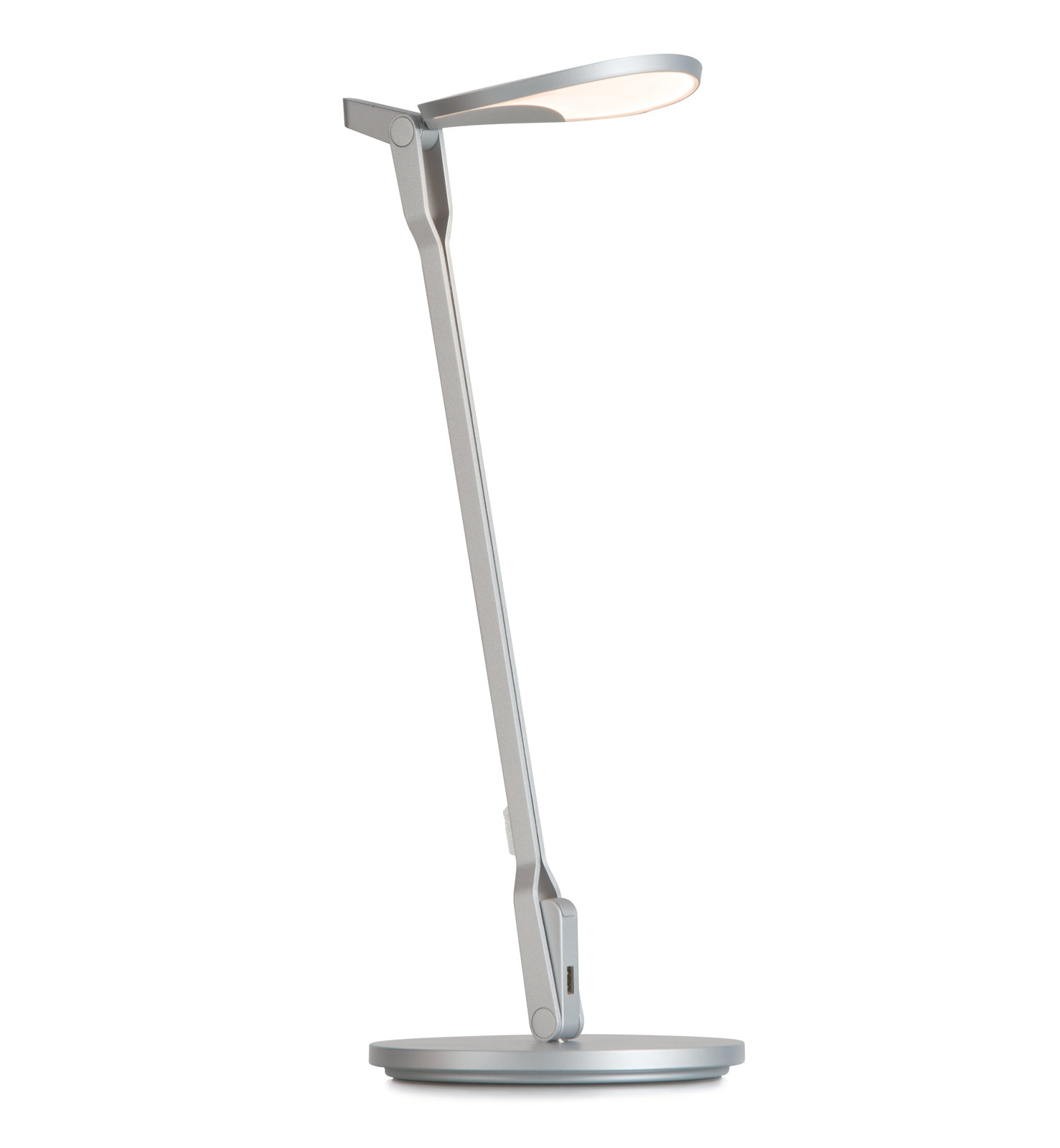 Splitty Metal USB Desk Lamp, Silver