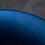 Siège pivotant en velours bleu - Chaise moderne chic et confortable avec aspect rotatif-1081875766