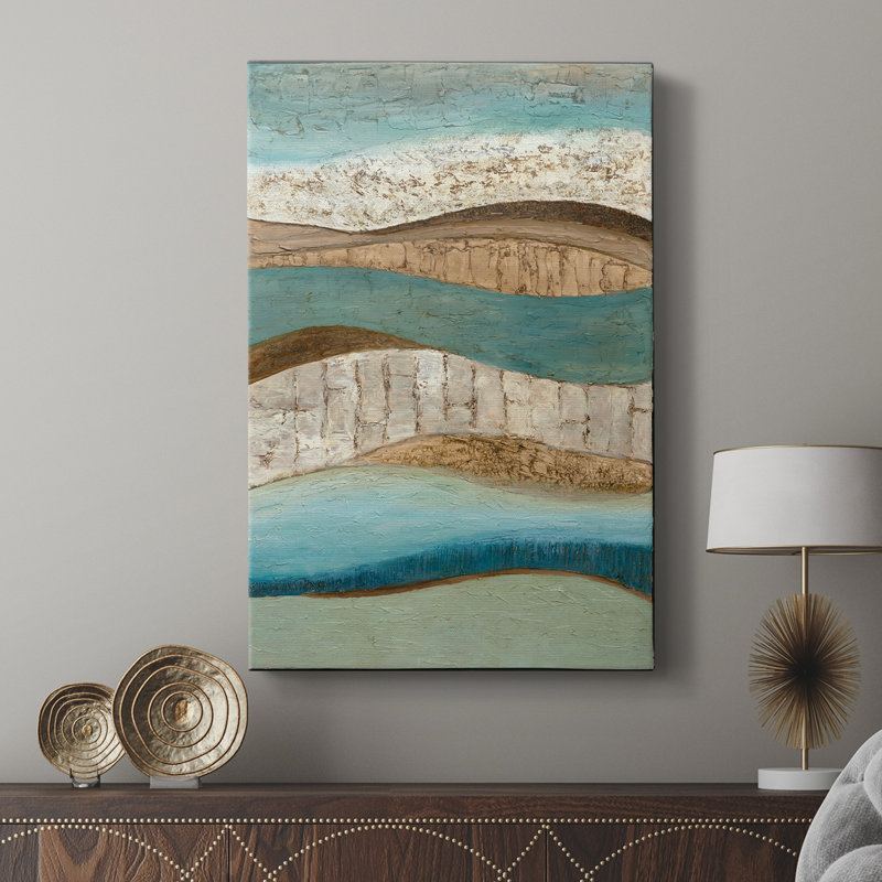 "Earth & Sky II" par Norm Olson, reproduction d'art sur toile tendue - galerie Cavas, H 12 po x l 8 po