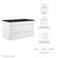 Meuble-lavabo mural 36 po Modway Render-418778866