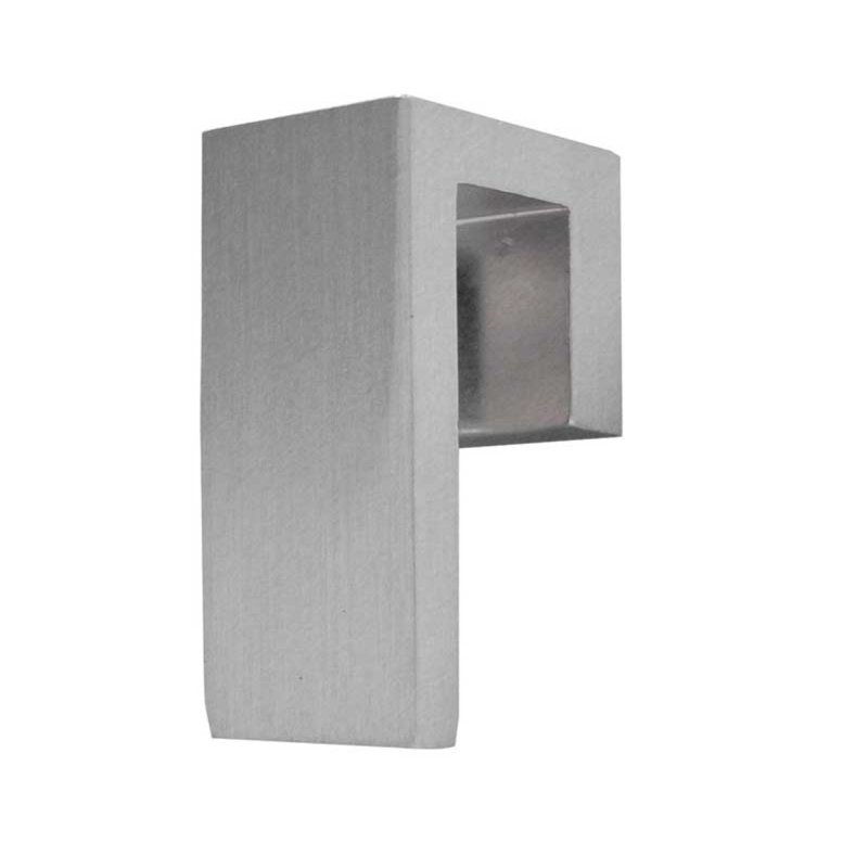 Storino 19mm Length Rectangle Knob, Brushed Nickel