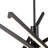 Burcker Aluminum Dimmable LED Modern Linear Chandelier-70693017-102743058