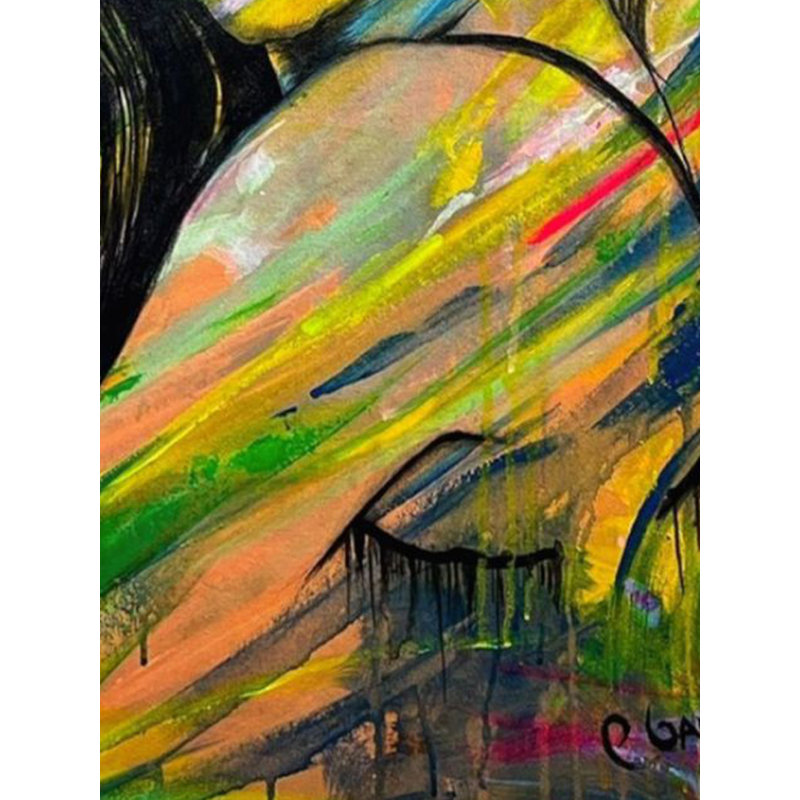 Mirage des yeux | Acrylique sur toile | Par Paritosh | Décoration murale