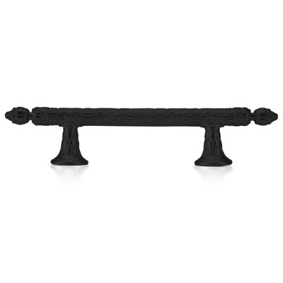 edgar berebi regina 5 inch center to center pull in matte black plate