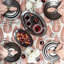 Pewter Stoneware Dessert/Salad Plate