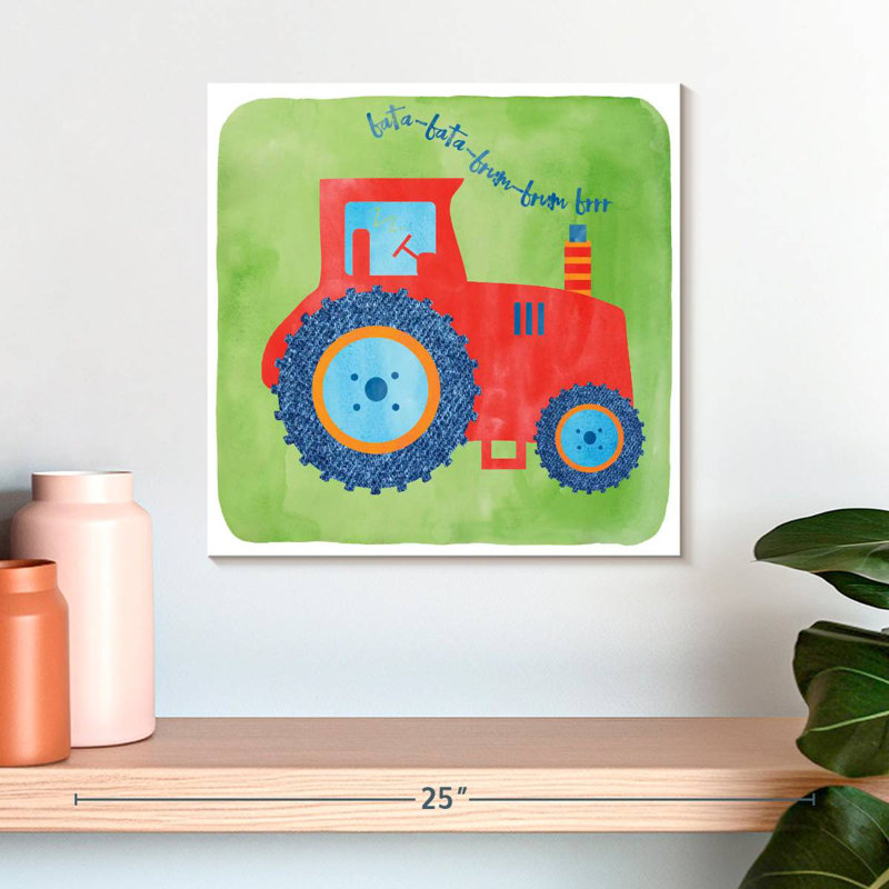 Ashelle Tractor, 16" H x 16" W