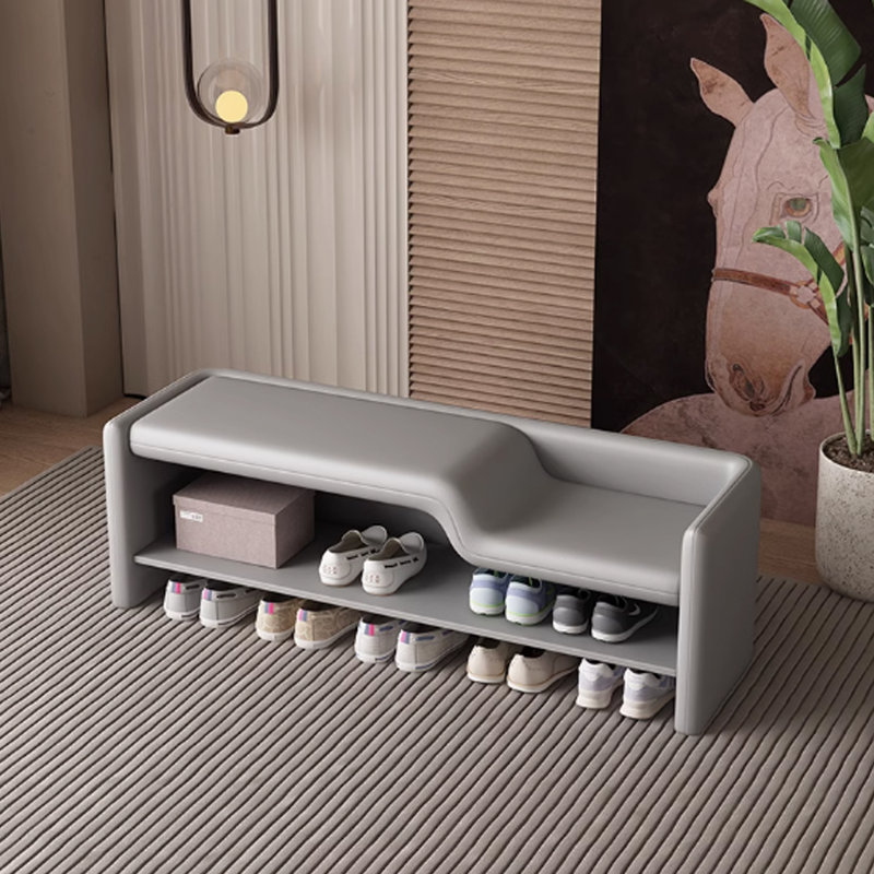 Tabouret d'entrée pour chaussures, Grey