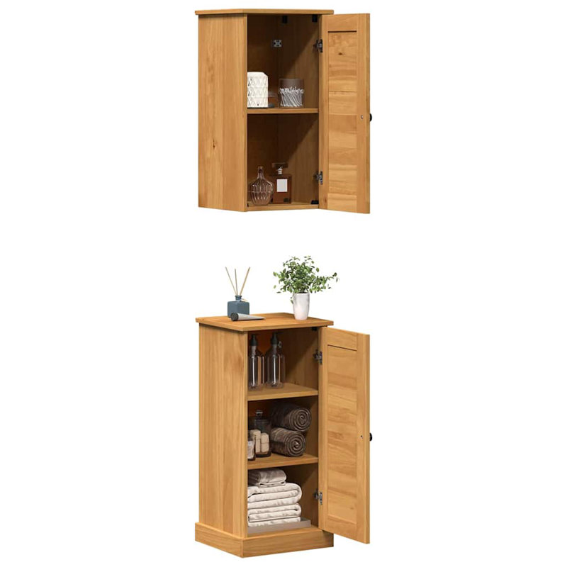 Bathroom Furniture Set 2 Pcs 37 X 34 X 80 Cm, Brown