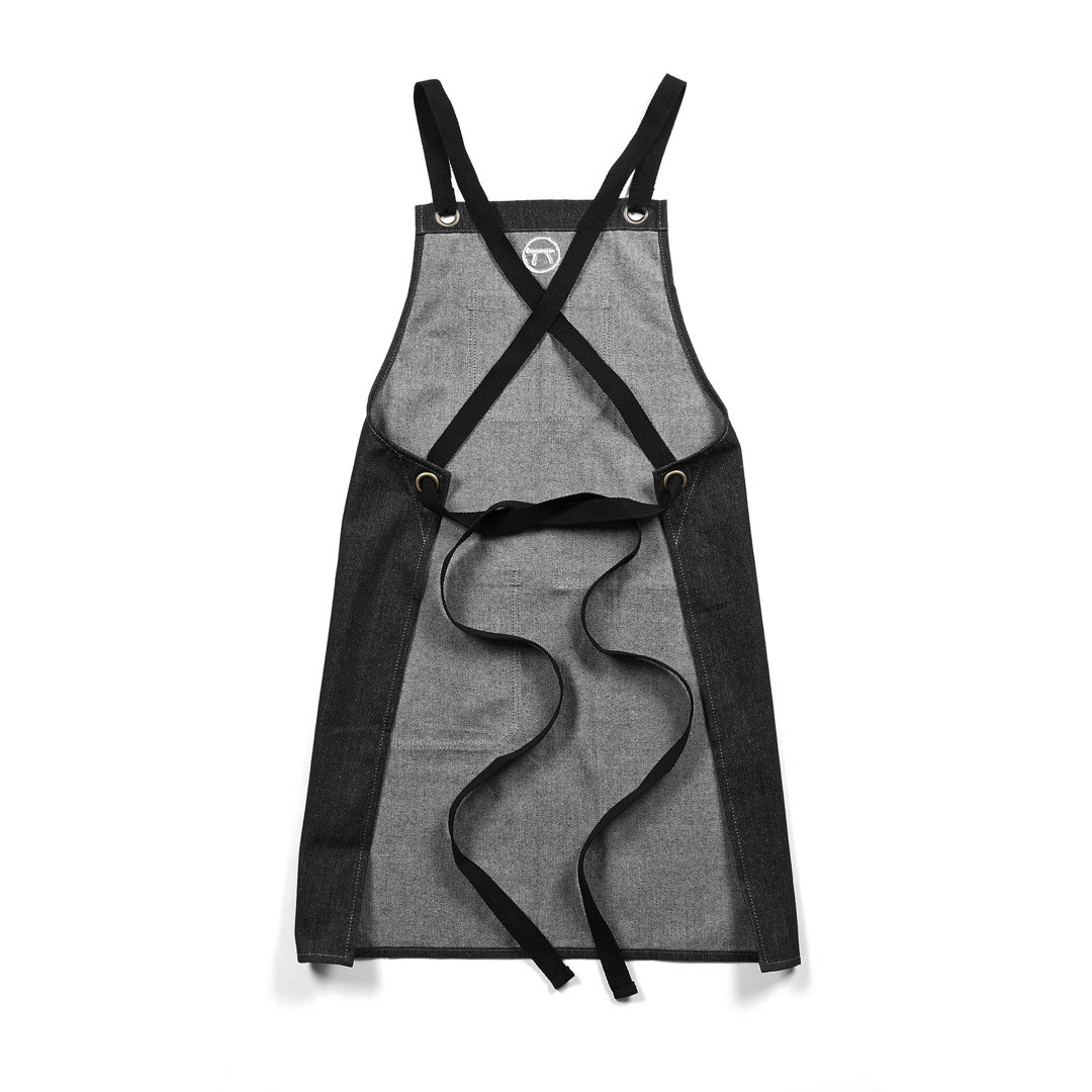 Outset Black Denim Grill Apron For Men and Women Outset