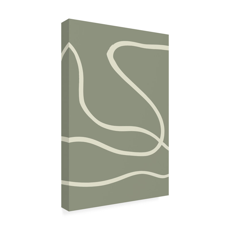 Lignes vertes 02, H 19 po x l 12 po x P 2 po