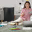 Magic Chef 2,6 pieds cubes Petit réfrigérateur compact avec compartiment congélateur pour chambre à coucher, appartement, chambre de dortoir, bureau-109200246