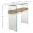 Kayley 39.4'' Glass Top Console Table-607793750