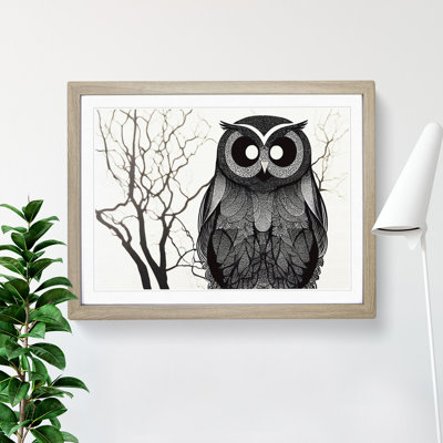 Hopeful Owl - Single Picture Frame Print