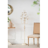 Bryana 67.7'' Antique White Candelabra Floor Lamp