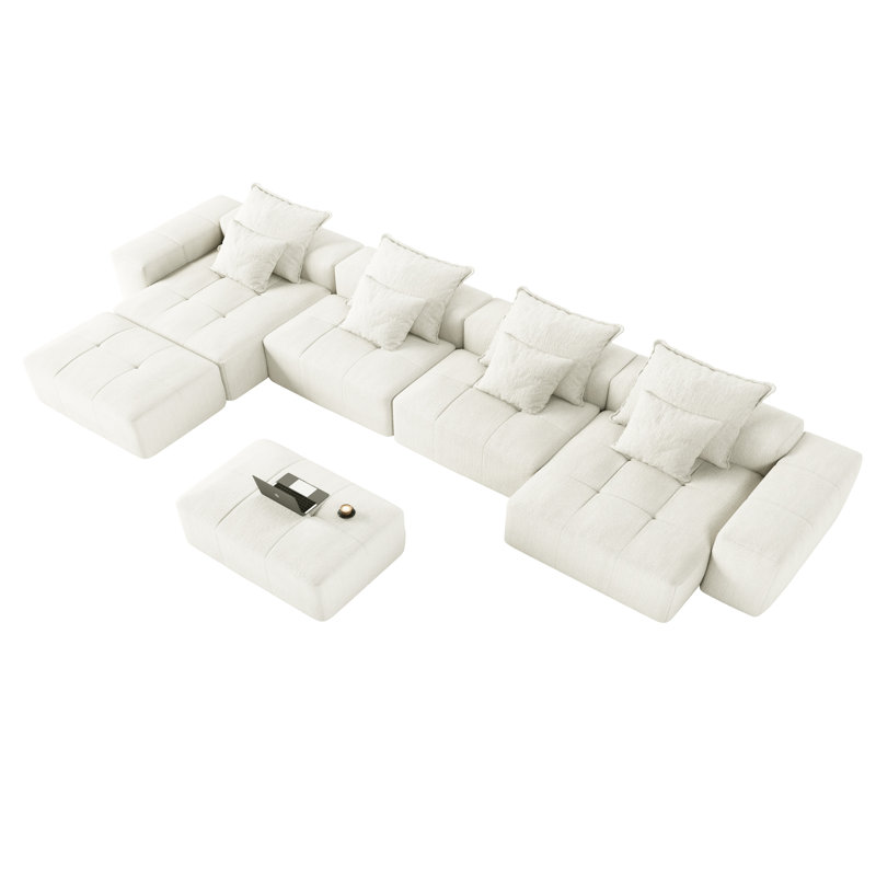 Canapé modulaire surdimensionné Modern, Beige