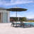 132'' Market Umbrella with Crank Lift Counter Weights Included-99525971