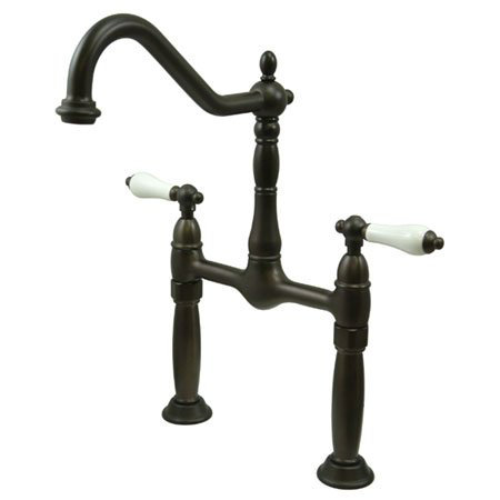 Victorian Vessel Sink Bathroom Faucet, Dark Bronze