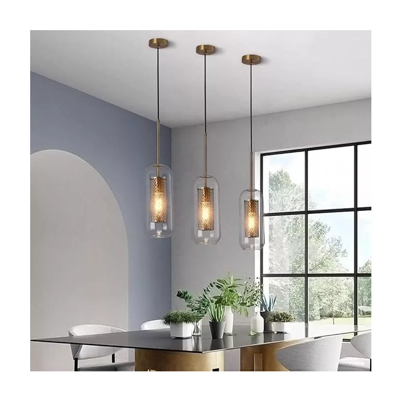 Barrantes - Light Natural Cylinder Pendant