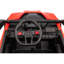Voiture électrique rouge 2 places pour enfants (24 V) avec télécommande parentale, musique Bluetooth, lumières DEL et cadeau amusant pour les filles-134698810