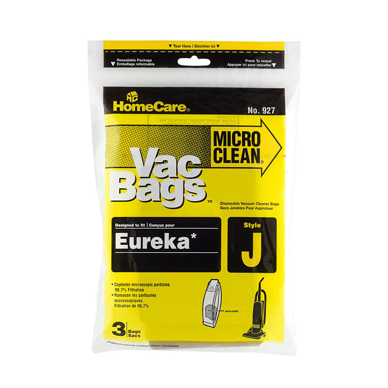 Sac de nettoyage sous vide® micro-clean réfrigérateur filterz eureka style j