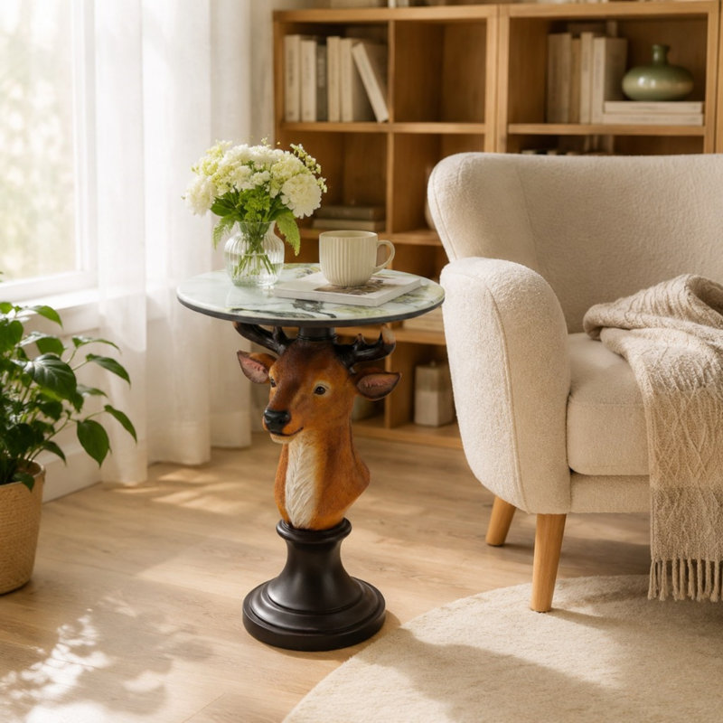 Table d'appoint, Blanc antique