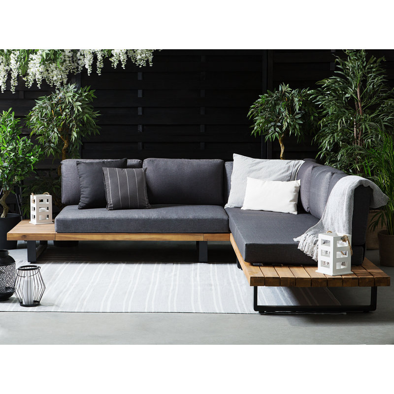 Outdoor Cushion Cover Set, Grey