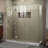 Unidoor-X 70" x 72" Rectangle Hinged Shower Enclosure-30840385-30840384