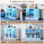 Premium Display Sideboard with Tri-Color Sensor, Removable Glass Shelves and Lock-1782074195