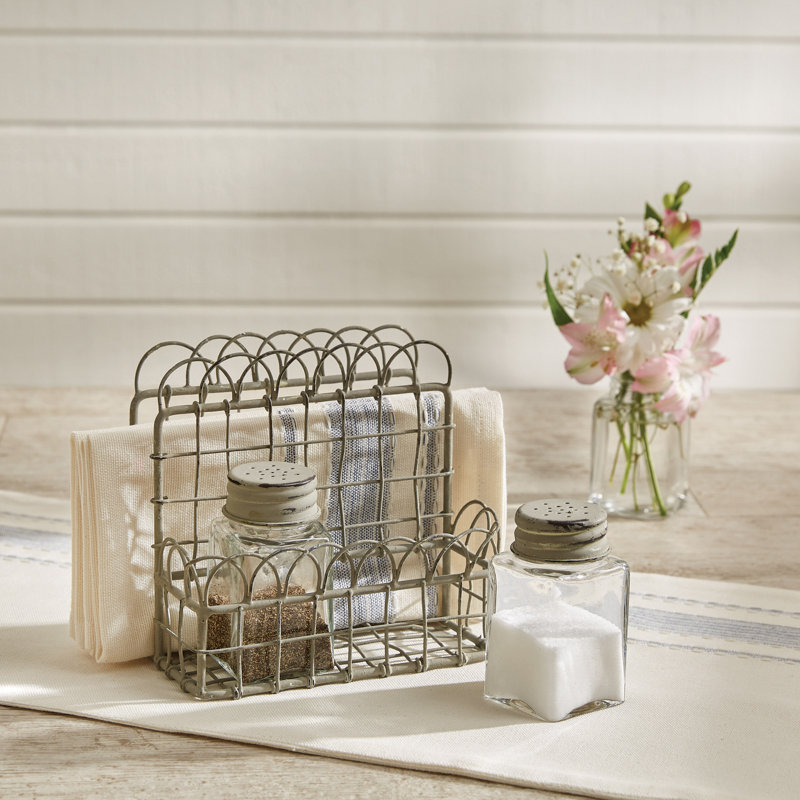 Metal Rectangle Flatware Caddy