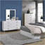 Commode blanche à 6 tiroirs
