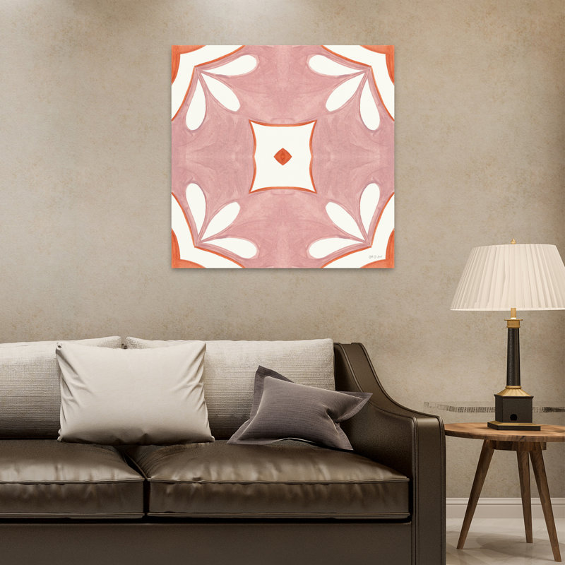 Motif géométrique contemporain Southwest Tile II, H 32 po x l 32 po