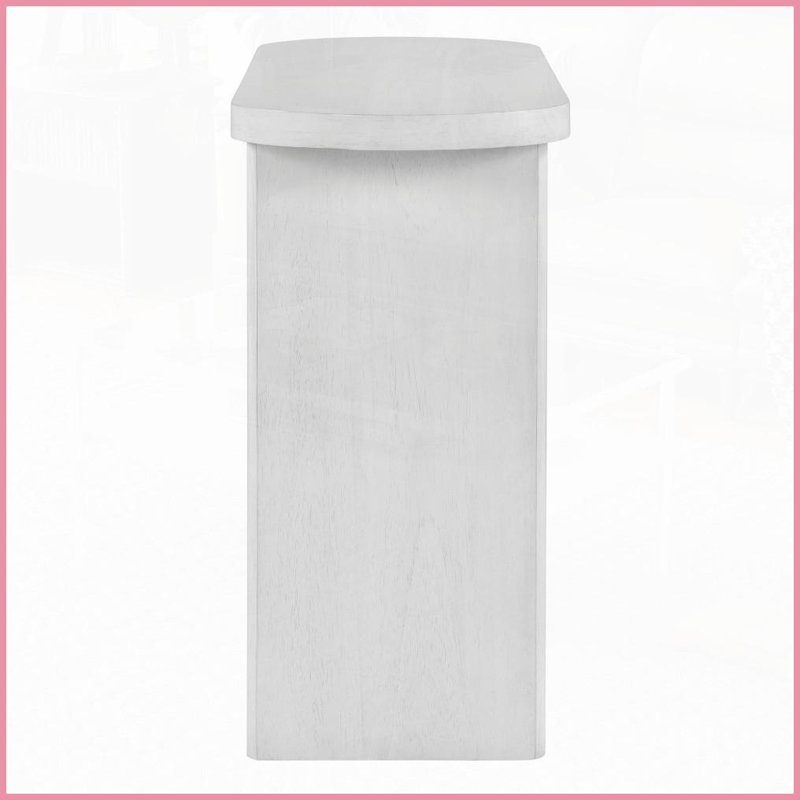 Table basse moderne et minimaliste avec rangement, blanc antique - capacité de 264 lb, facile à assembler pour le salon