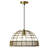 16"W Clara Industrial Gold Dome Shade Pendant