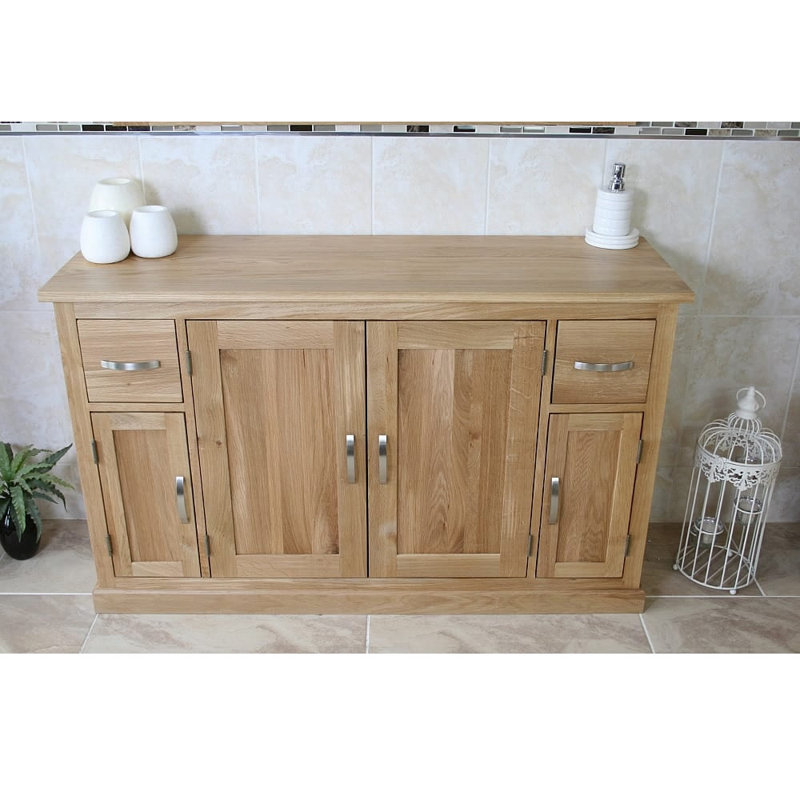 Keely Solid Wood Bathroom Cabinet