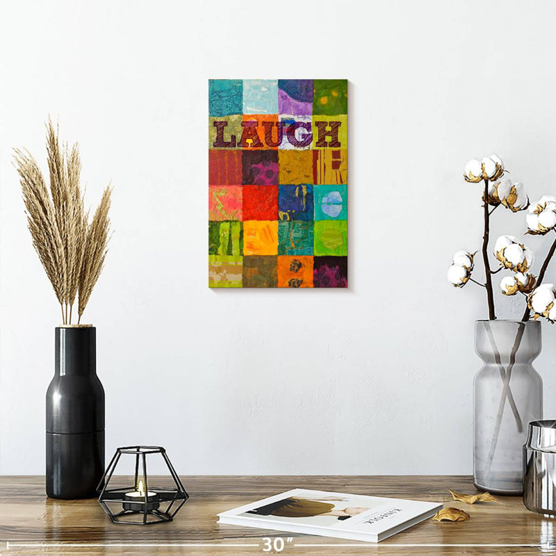 Ashelle Laugh Patchwork, H 12 po x l 8 po