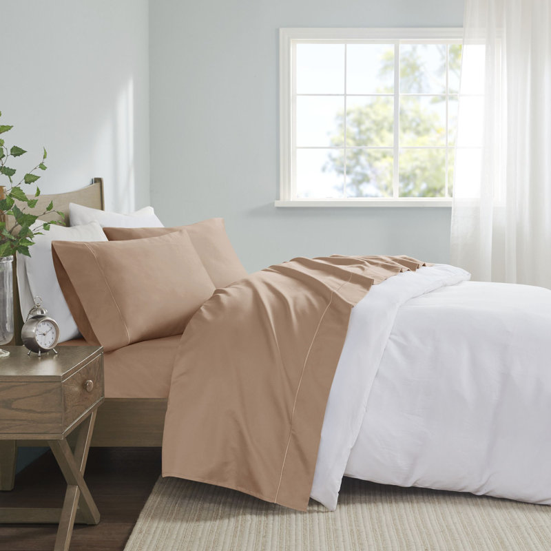 600 Thread Count Rose Gold Pima Cotton King Sheet Set