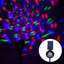 Projecteur solaire rotatif, double fonction avec DEL multicolore, 6 po 