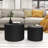 19.7" Round Nesting Coffee Table Set-1490775552