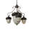 24" Wide Acorn 4 Light Chandelier