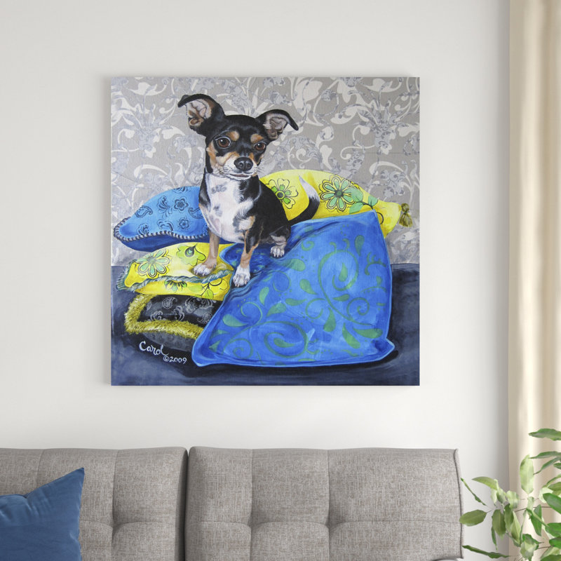 Coussins Chihuahua II, H 36 po x l 36 po