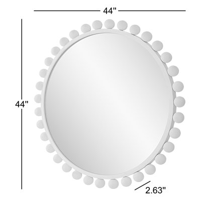 Suzie Metal Round Wall Mirror