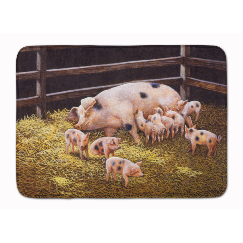 Jonah Memory Foam Non-Slip Bath Rug
